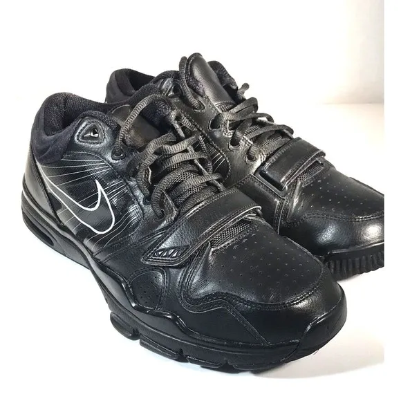 Nike Air Trainer 1.2 Mid Shoes Black Men's Size 11 407760-001 Bo Jackson McEnroe