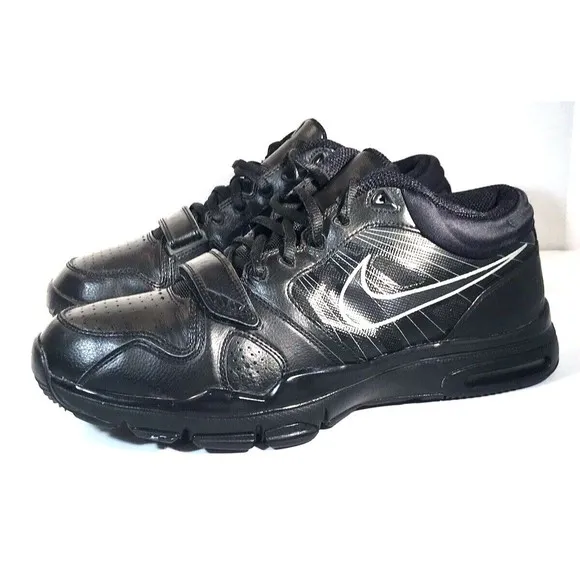 Nike Air Trainer 1.2 Mid Shoes Black Men's Size 11 407760-001 Bo Jackson McEnroe