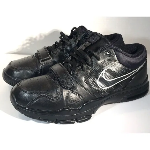 Nike Air Trainer 1.2 Mid Shoes Black Men's Size 11 407760-001 Bo Jackson McEnroe