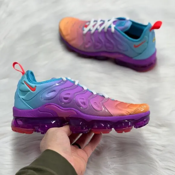 Nike Air VaporMax Plus Low Womens Shoes Multicolor FD0823-500 VNDS Sz 8