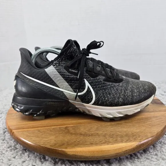 Nike Air Zoom Infinity Tour Black Platinum White Golf Shoes Mens 8.5 CT0540-001