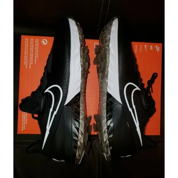 Nike Air Zoom Infinity Tour Golf Shoes Black Men’s Size 10.5 NWB (no box top)
