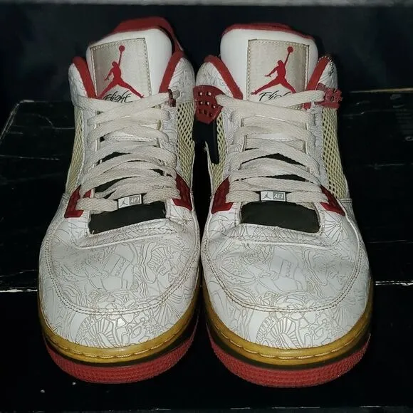 Nike AJF 4 Premier Laser AF-1 Air Jordan Shoes  384393 101
