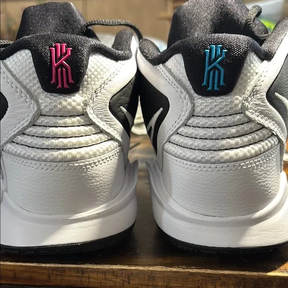 Nike Black and Pink High-Top Athletic Sneakers