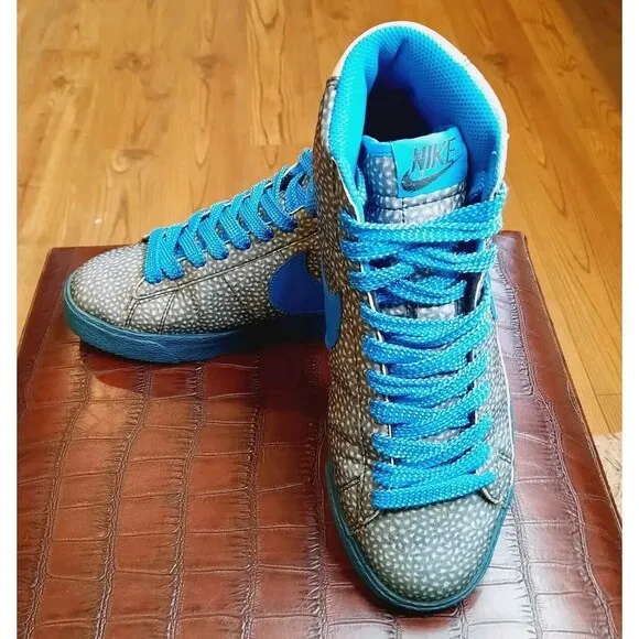 NIKE Blazer High Premium Glow In the Dark Shoes Men US 8.5 / Women 10 312457-041