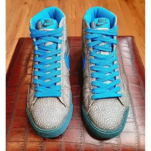 NIKE Blazer High Premium Glow In the Dark Shoes Men US 8.5 / Women 10 312457-041