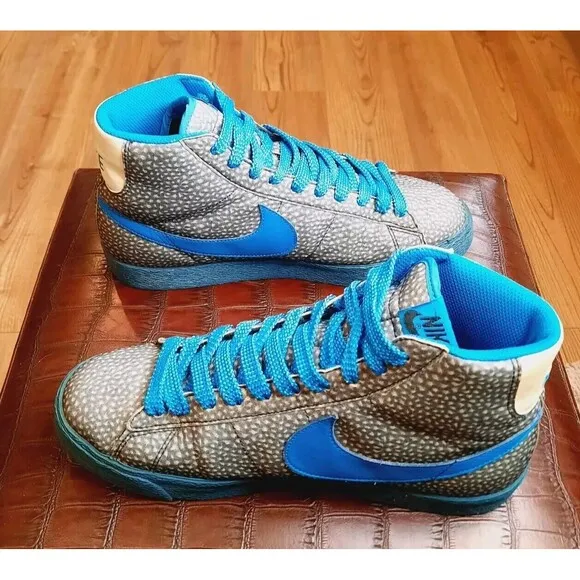 NIKE Blazer High Premium Glow In the Dark Shoes Men US 8.5 / Women 10 312457-041