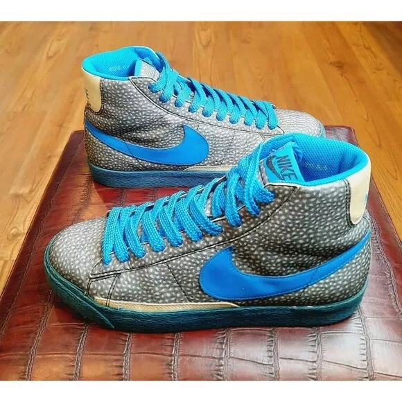 NIKE Blazer High Premium Glow In the Dark Shoes Men US 8.5 / Women 10 312457-041