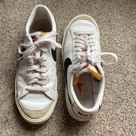 Nike Blazer Low '77 Vintage Low Mens Casual Shoes White DA6364-101 size 7.5