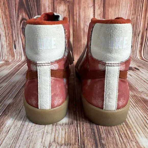 Nike BLAZER Mid '77 Cozi By You Mens Size 7 Red White High Top Sneakers Shoes
