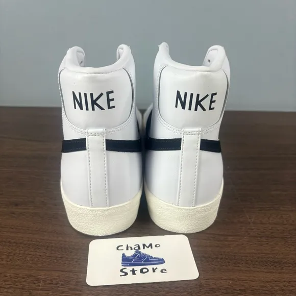 Nike Blazer Mid '77 Vintage Shoes White Black Sail BQ6806-100 Men's Sz
