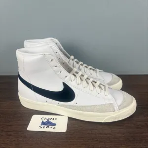 Nike Blazer Mid '77 Vintage Shoes White Black Sail BQ6806-100 Men's Sz
