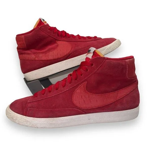 Nike Blazer Mid Premium Vintage 'Gym Red' 638261-601 Men's 12