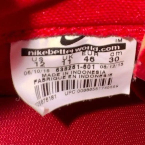 Nike Blazer Mid Premium Vintage 'Gym Red' 638261-601 Men's 12