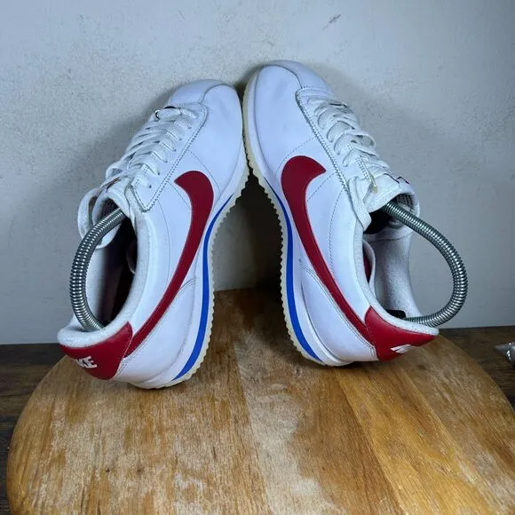 Nike Classic Cortez Forrest‎ Gump 882254-164 Shoes White Red Men's Size 8.5