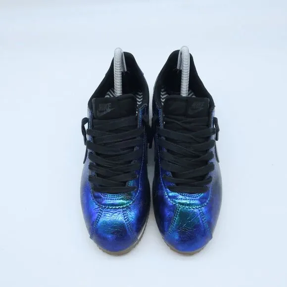 Nike Classic Cortez Shoes Iridescent Soar Blue Running Sneakers Women Size 7.5