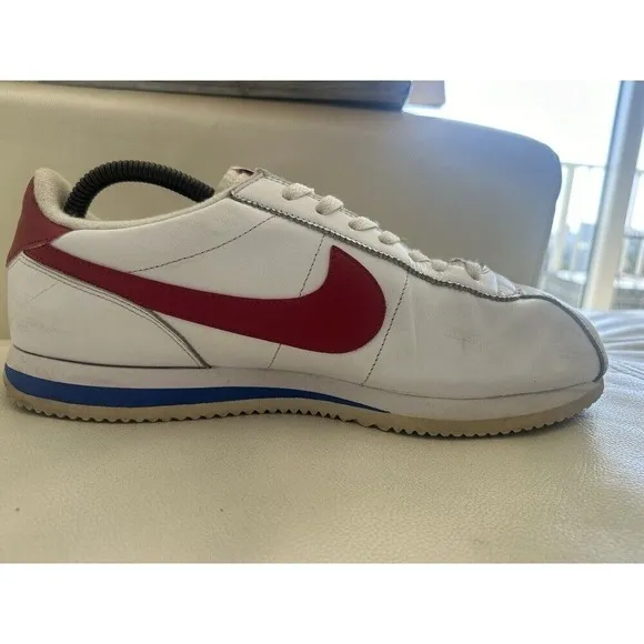 Nike Cortez Forrest Gump '72 OG‎ White Leather Red Blue 882254-164 Mens Size 13