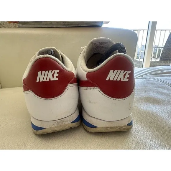Nike Cortez Forrest Gump '72 OG‎ White Leather Red Blue 882254-164 Mens Size 13