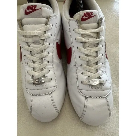Nike Cortez Forrest Gump '72 OG‎ White Leather Red Blue 882254-164 Mens Size 13