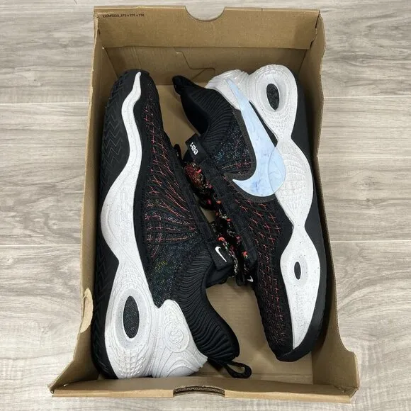 Nike Cosmic Unity TB Mens Basketball Shoes Black White DM4426-001 Mens Sz 12
