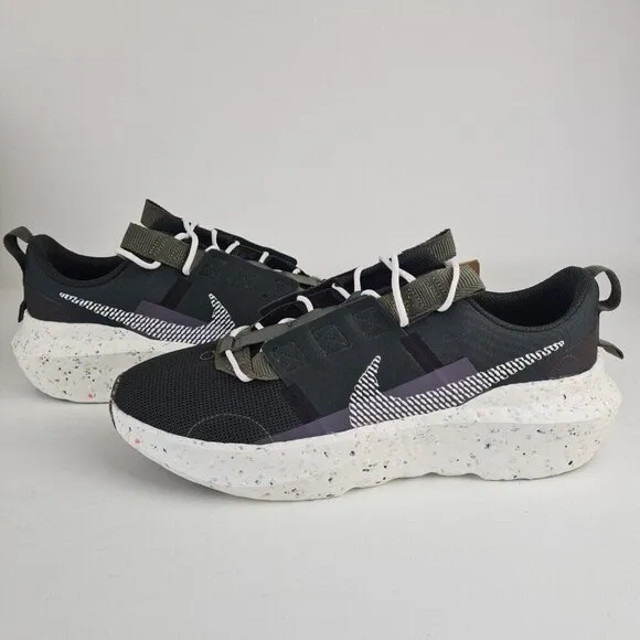 Nike Crater Impact Green White Mens Running Sneakers