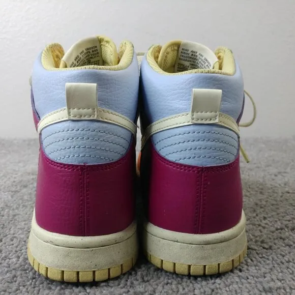 Nike Dunk High Next Nature GS Kids Size 5.5Y Shoes Multicolor Sneaker DZ5638-500