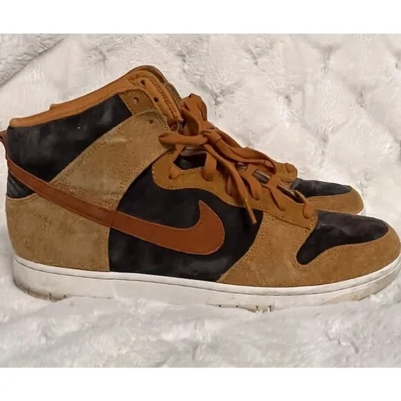 Nike Dunk High Retro Premium Dark Curry Russet Mens Shoes DD1401-200 Size 14