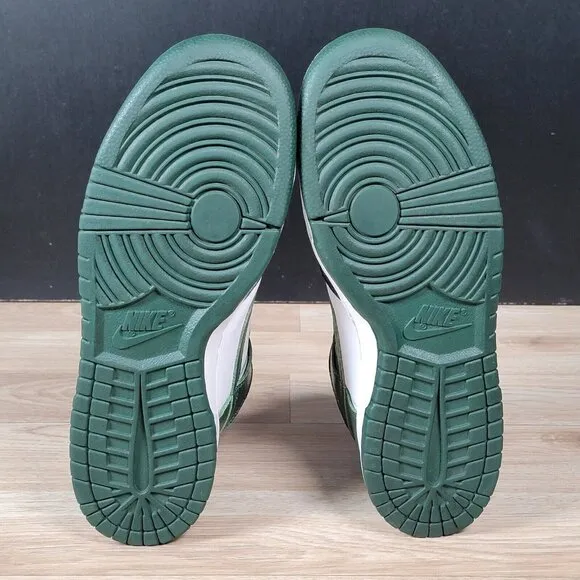 Nike Dunk High SP Shoes Mens Size 8.5 Spartan Green Michigan Sneakers CZ8149-100