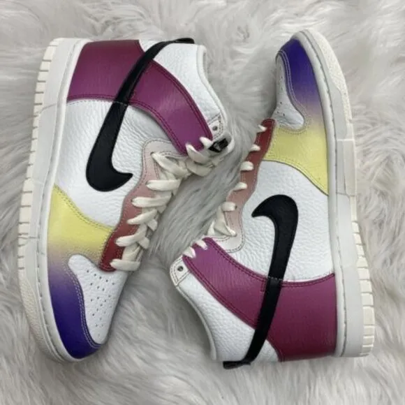 Nike Dunk High Womens Sportswear Shoes Multicolor FD0802-100 VNDS Size 7