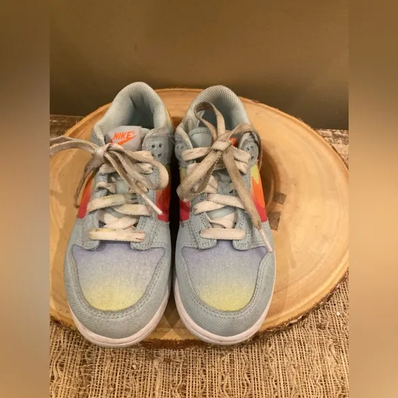 Nike Dunk Low BG 'Heat Map' Blue HF4797-474 Size 2Y Sneakers