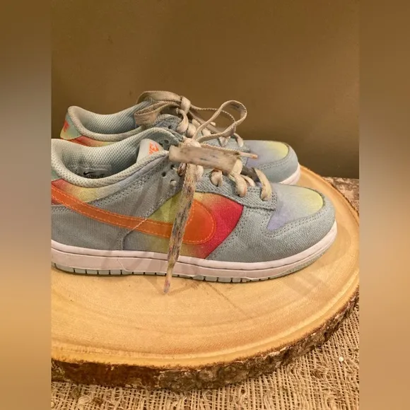 Nike Dunk Low BG 'Heat Map' Blue HF4797-474 Size 2Y Sneakers