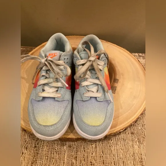 Nike Dunk Low BG 'Heat Map' Blue HF4797-474 Size 2Y Sneakers