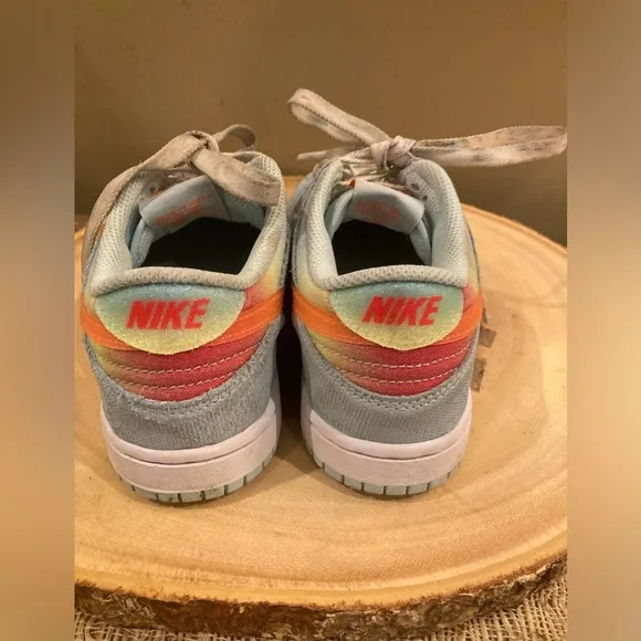 Nike Dunk Low BG 'Heat Map' Blue HF4797-474 Size 2Y Sneakers