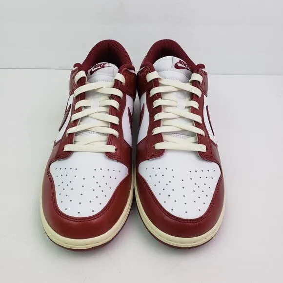Nike Dunk Low Premium Womens Sz 11.5 Mens Sz 10 Vintage Team Red Sneaker Shoes