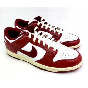 Nike Dunk Low Premium Womens Sz 11.5 Mens Sz 10 Vintage Team Red Sneaker Shoes