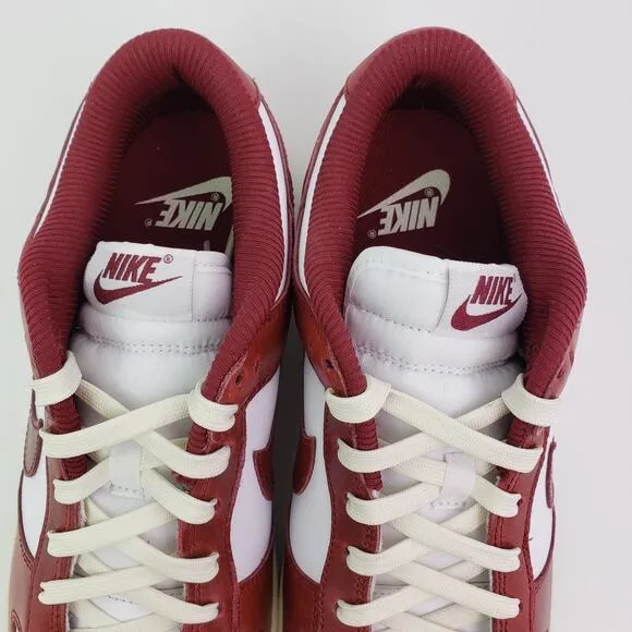 Nike Dunk Low Premium Womens Sz 11.5 Mens Sz 10 Vintage Team Red Sneaker Shoes