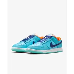 Nike Dunk Low SE HQ1538-416 Sneaker Mens Baltic Blue Orange Low Top Shoes PSS170