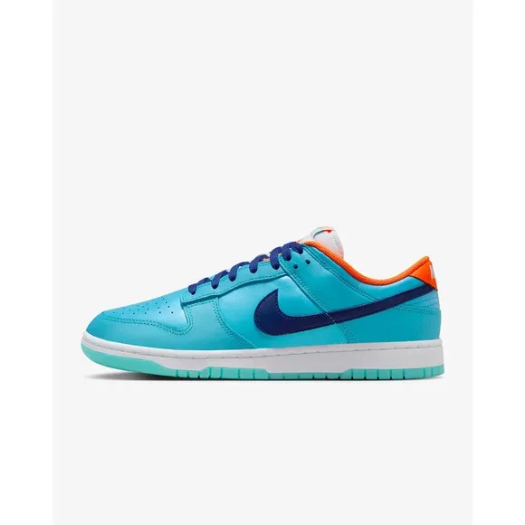 Nike Dunk Low SE HQ1538-416 Sneaker Mens Baltic Blue Orange Low Top Shoes PSS170