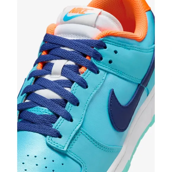 Nike Dunk Low SE HQ1538-416 Sneaker Mens Baltic Blue Orange Low Top Shoes PSS170