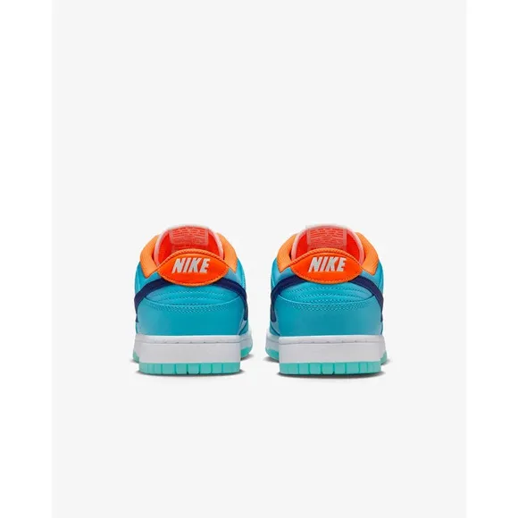 Nike Dunk Low SE HQ1538-416 Sneaker Mens Baltic Blue Orange Low Top Shoes PSS170