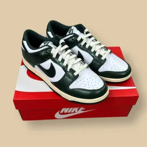 Nike Dunk Low Vintage Green White Shoes DQ8580-100 NWT Mens 10.5