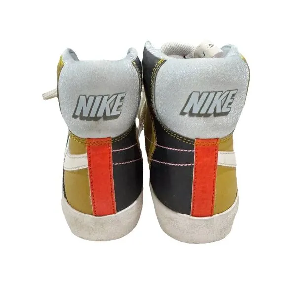 Nike FJ2952-001 Blazer Mid '77 SE D Hi Top Multicolor Shoes Youth 3.5