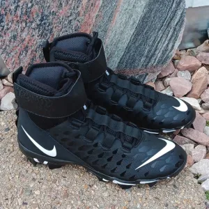 Nike force fastflex black football soccer cleats mens athletic shoes