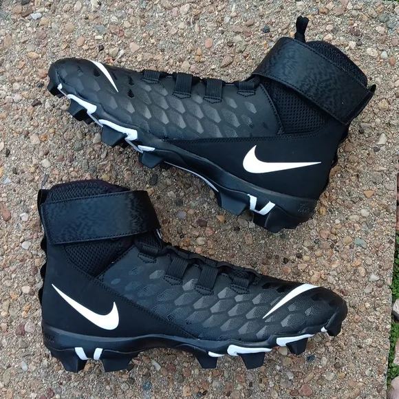 Nike force fastflex black football soccer cleats mens athletic shoes