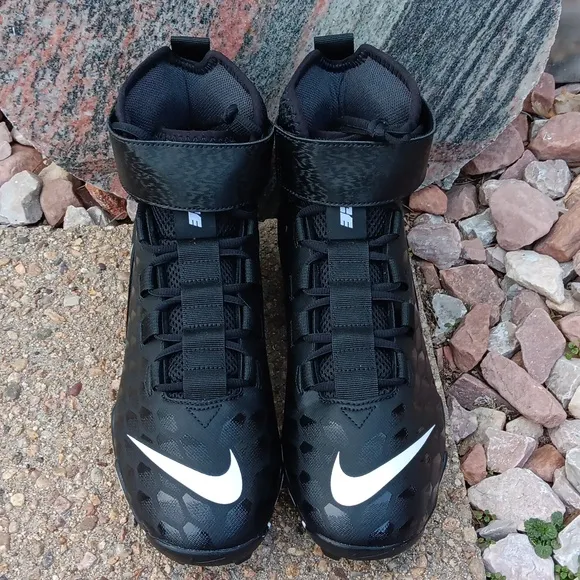 Nike force fastflex black football soccer cleats mens athletic shoes