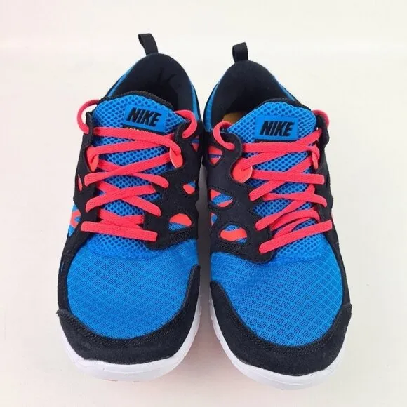 Nike Free Run 2 Blue Running Shoes Sneakers Boys Size 7 Y = 8.5 Wmns