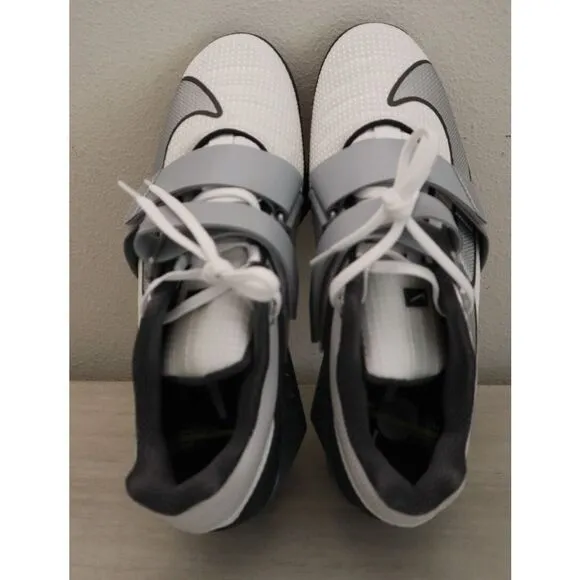 Nike FZ8663-100 Mens 10.5 Womens 12 White Romaleos 4 SE Weightlifting Shoes