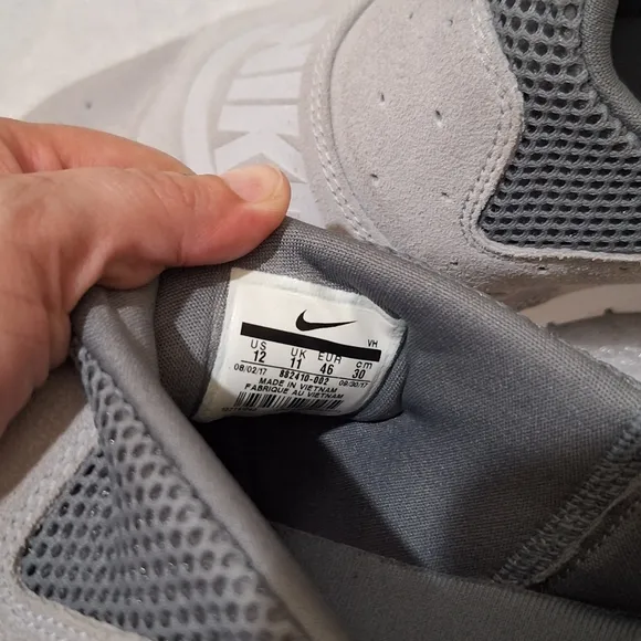 Nike Gray Suede Benassi Slip On Shoes