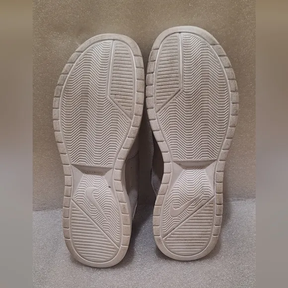 Nike Gray Suede Benassi Slip On Shoes