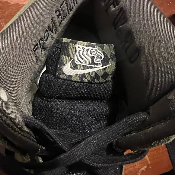 Nike Green and Black High-Top Sneakers Nike Dunk High SP Authentic New